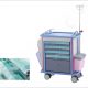 HF2200-1 Medicine Trolley with multiple compartments and shelves for organized storage and transport of medication in healthcare settings.