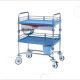 HF2268 Dressing Trolley made of durable ABS material with multiple shelves and drawers for storing and organizing wound care supplies.